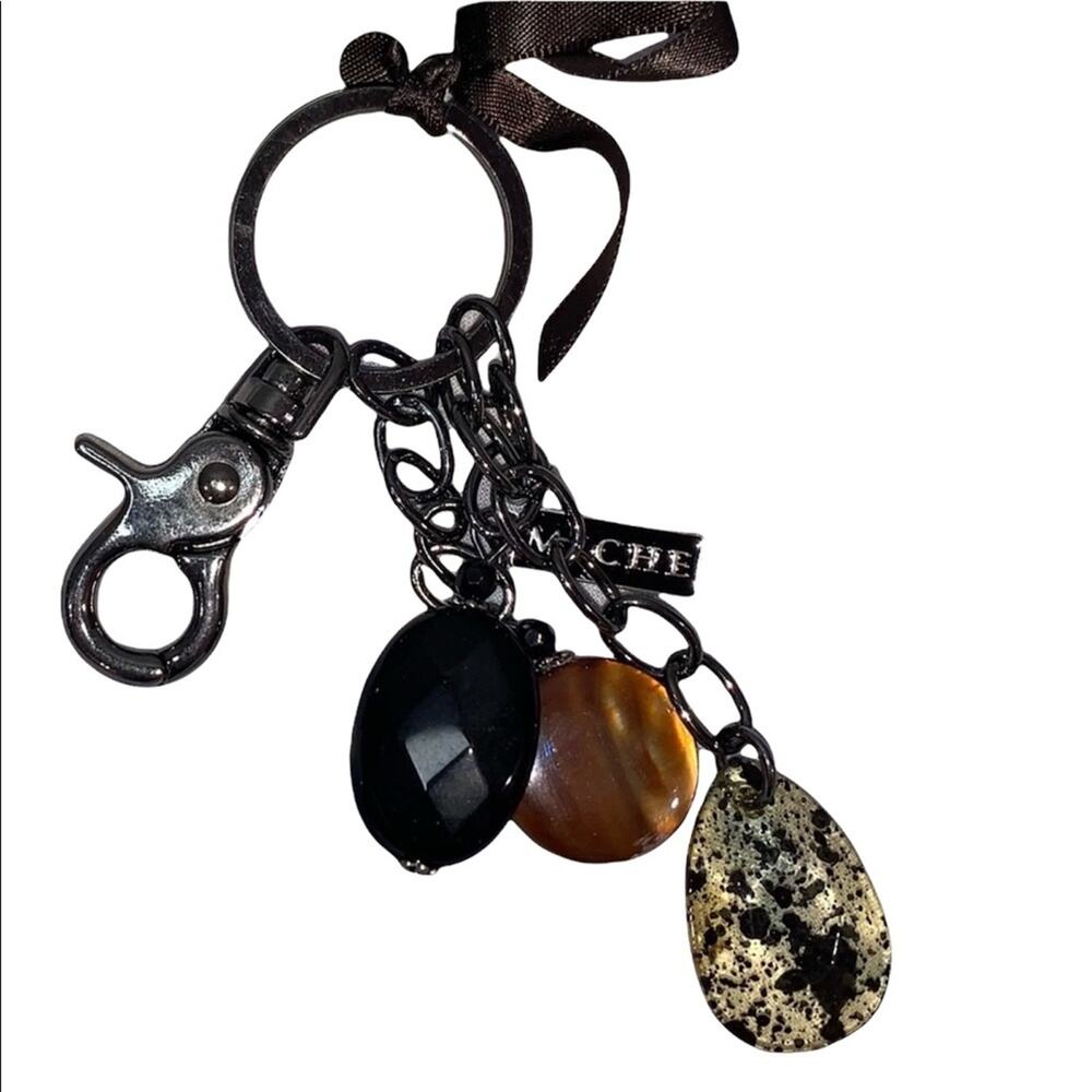 NWT Miche Tiger Purse Charm Keychain Beaded Stone Bag Charm Statement Accessory - Picture 2 of 4